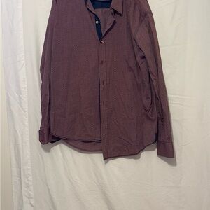 Men's Maroon Long Sleeve Shirt